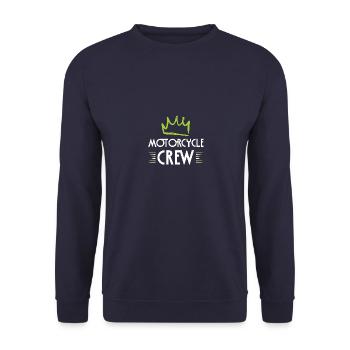 Motorcycle Crew - Unisex Pullover - Navy - Vorne - Alina (178cm) & Michal (187cm)