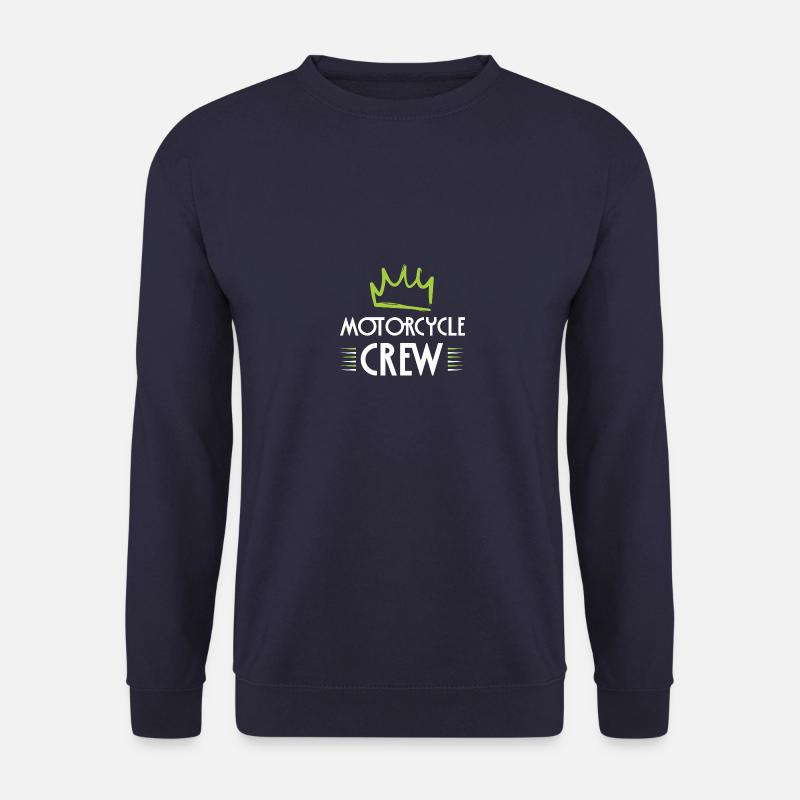 Motorcycle Crew - Unisex Pullover - Navy