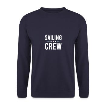 Sailing Crew - Unisex Pullover - Navy - Vorne - Alina (178cm) & Michal (187cm)