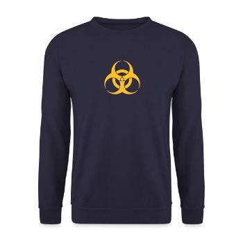 Biohazard - Unisex Pullover - Navy - Vorne - Alina (178cm) & Michal (187cm)