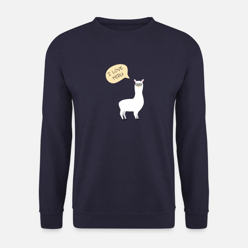 Alpaka Alpaca Peru | I love Peru - Unisex Pullover - Navy