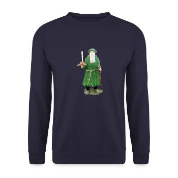 Moosmann Vogtland Grünbach - Unisex Pullover - Navy - Vorne - Alina (178cm) & Michal (187cm)