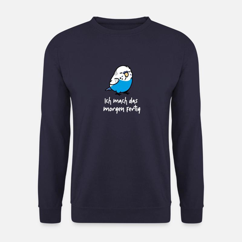 schlafenderwelliweiss - Unisex Pullover - Navy