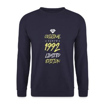 1992 limited edition - Unisex Pullover - Navy - Vorne - Alina (178cm) & Michal (187cm)