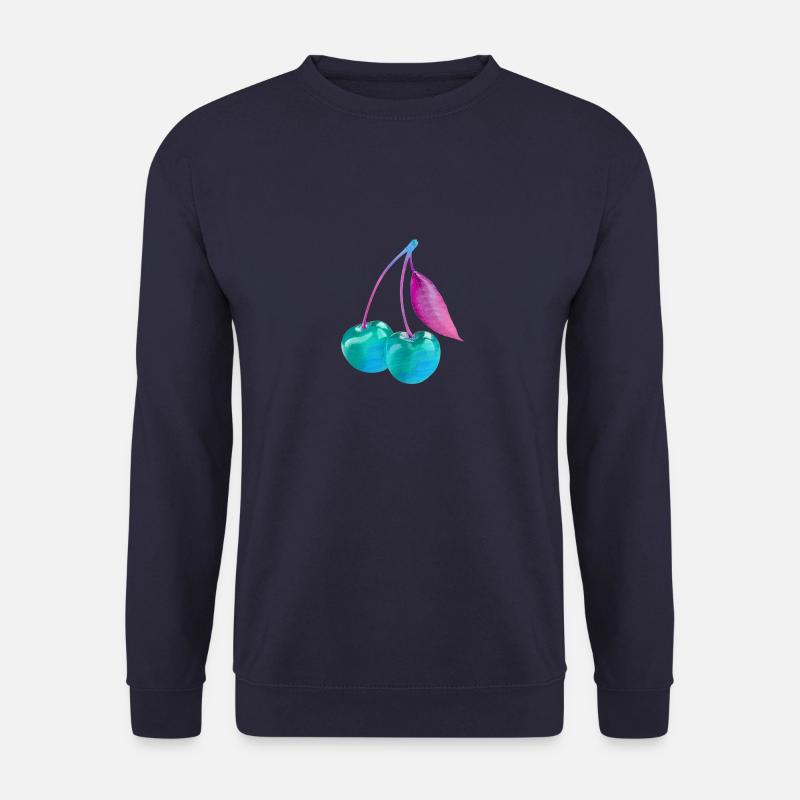 kirsche,cherrie,graffiti,blau,malerei,pop-art - Unisex Pullover - Navy