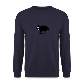 Black Sheep - Sweat-shirt Unisexe - marine - Devant - Alina (178cm) & Michal (187cm)