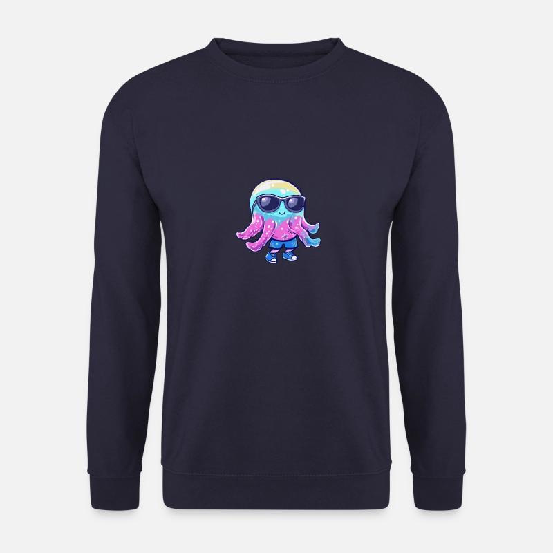 Qualle Cool Sommer - Unisex Pullover - Navy