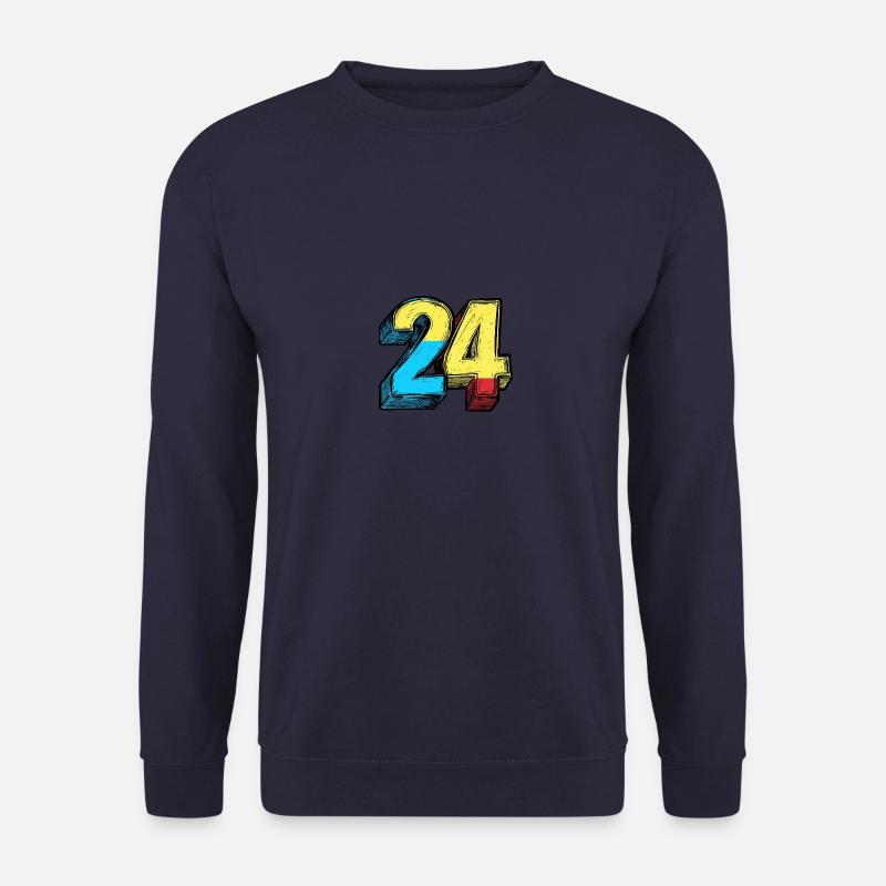 24 Number Comic - Unisex Sweatshirt - navy