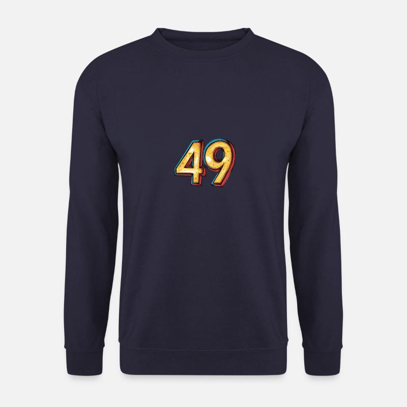 49 Zahl Comic - Unisex Pullover - Navy