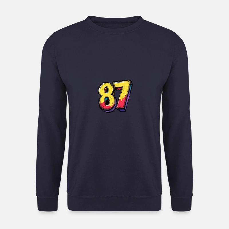 87 Number Comic - Unisex Sweatshirt - navy
