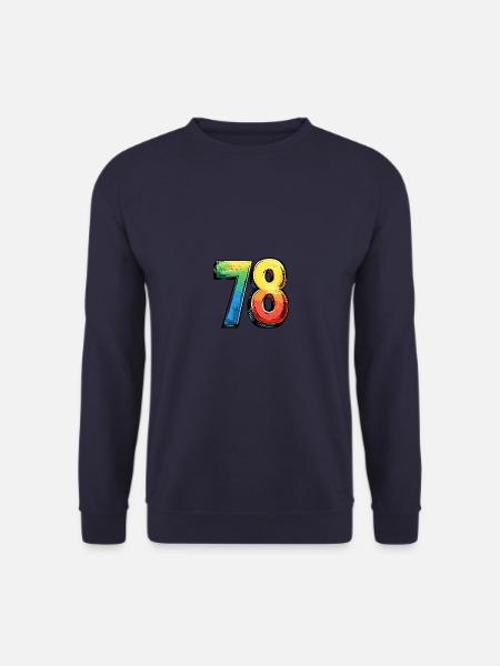 78 Number Comic - Unisex Sweatshirt - navy