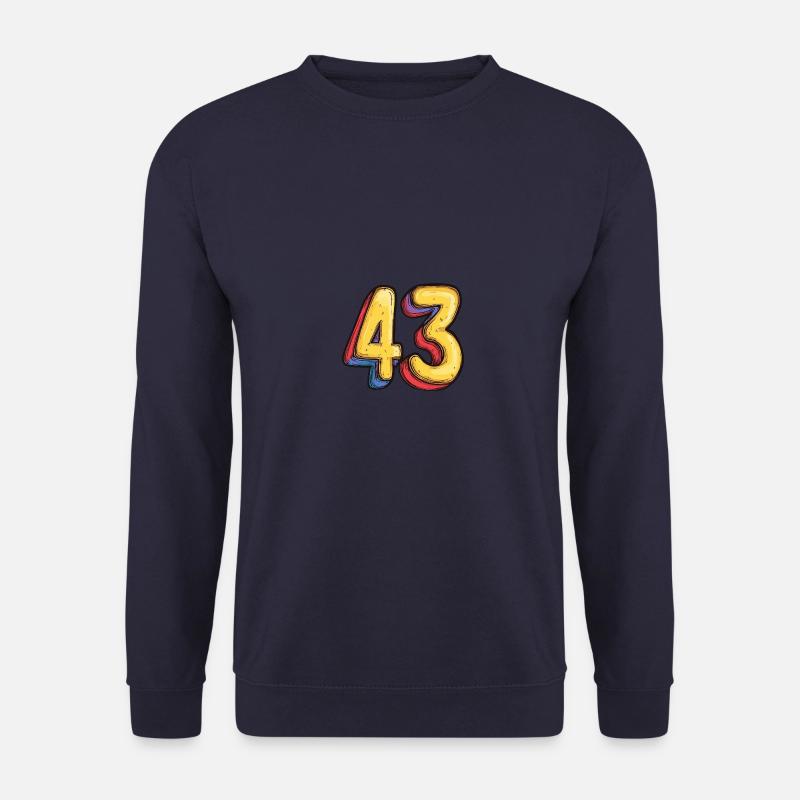43 Number Comic - Unisex Sweatshirt - navy