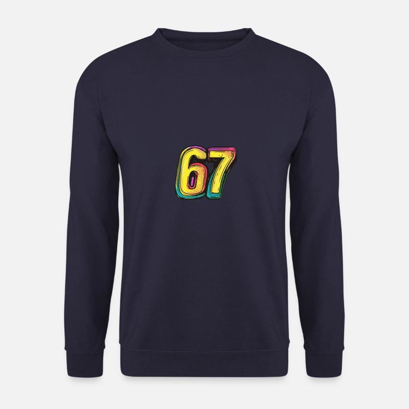 67 Number Comic - Unisex Sweatshirt - navy