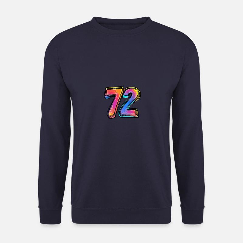72 Number Comic - Unisex Sweatshirt - navy