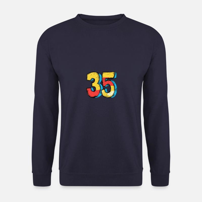 Bande dessinée à 35 numéros - Sweat-shirt Unisexe - marine