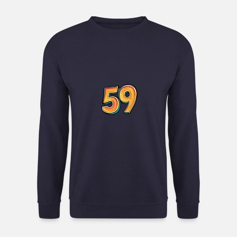 59 Zahl Comic - Unisex Pullover - Navy