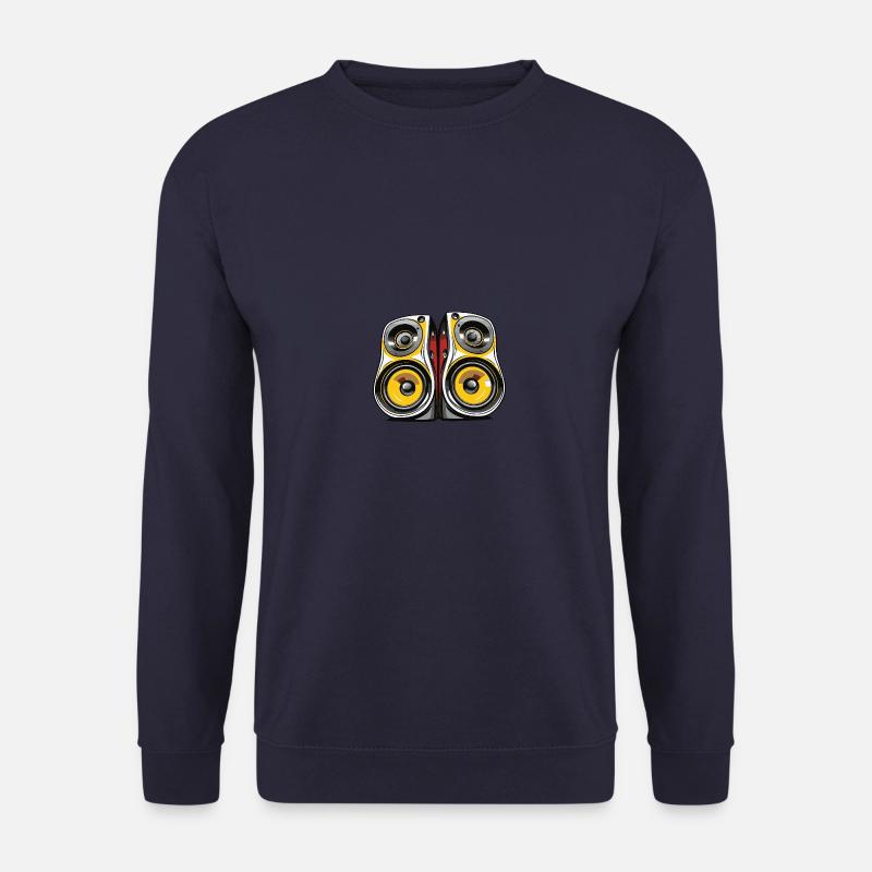 Musik Boxen Bass - Unisex Pullover - Navy