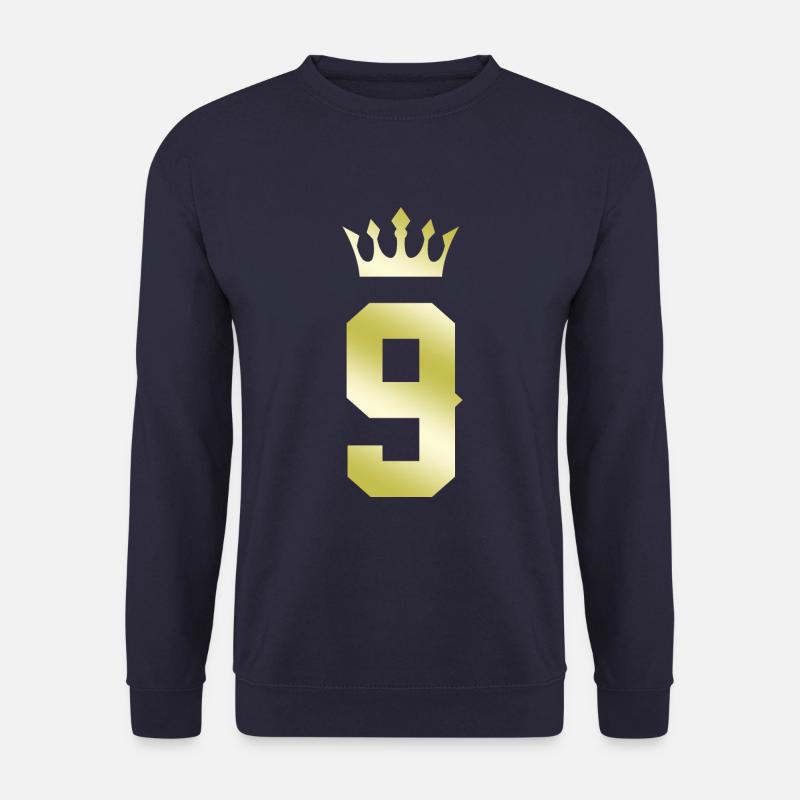 9 Number crown - Unisex Sweatshirt - navy