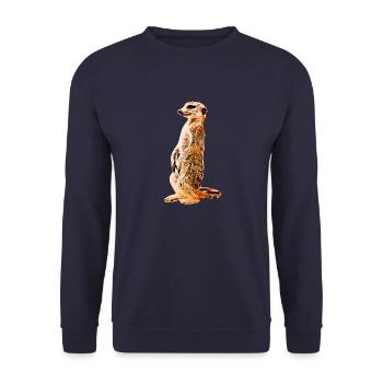 Suricate - Sweat-shirt Unisexe - marine - Devant - Alina (178cm) & Michal (187cm)