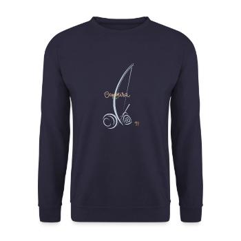 Capoeira - Unisex Pullover - Navy - Vorne - Alina (178cm) & Michal (187cm)