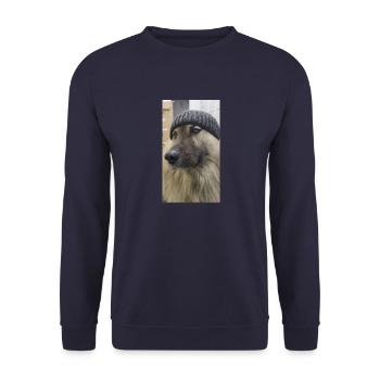 Eurasians - Unisex Sweatshirt - navy - Front - Alina (178cm) & Michal (187cm)