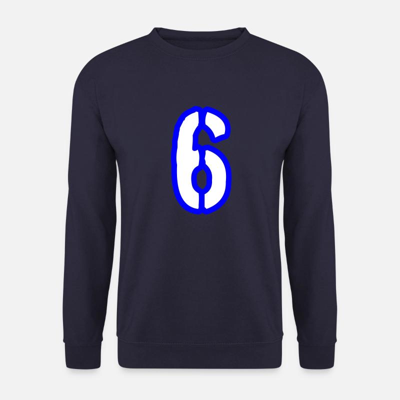 6 Zahl Symbol - Unisex Pullover - Navy