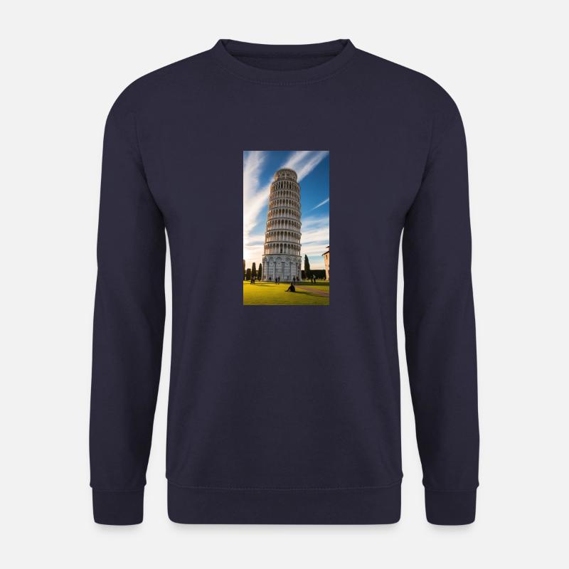 Der Schiefe Turm von Pisa - Unisex Pullover - Navy