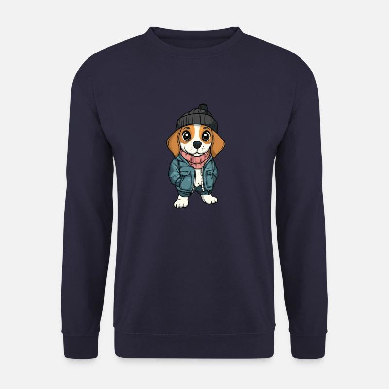 Beagle Hund Stylisch - Unisex Pullover - Navy
