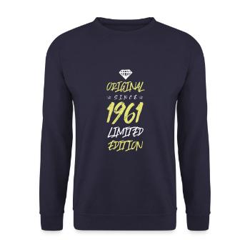 1961 Limited Edition - Unisex Sweatshirt - navy - Front - Alina (178cm) & Michal (187cm)