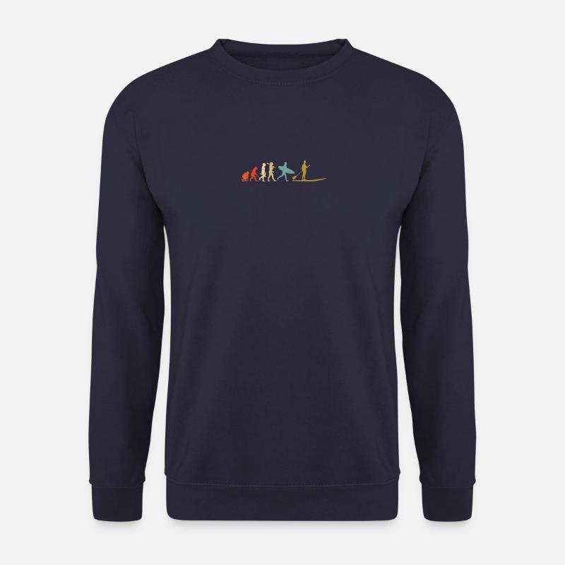 Evolution Steh auf und paddel! - Unisex Pullover - Navy