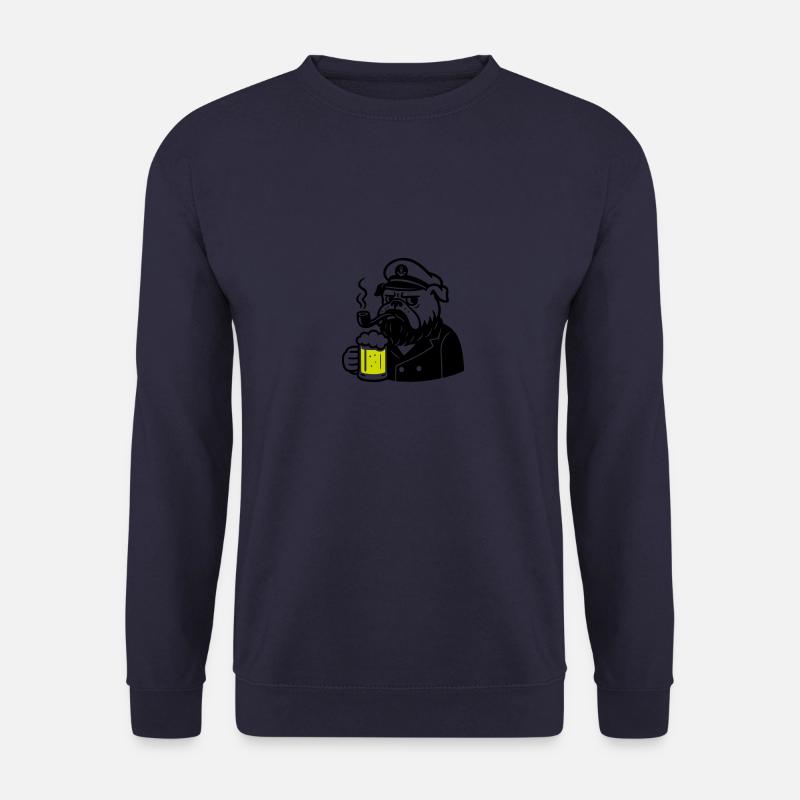 Captain Beer Dog - Unisex Sweatshirt - navy
