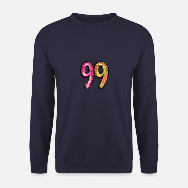 99 Zahl Comic - Unisex Pullover - Navy