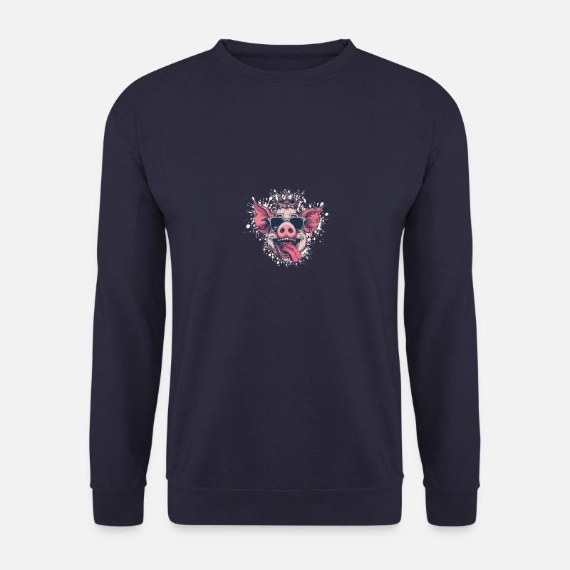 Schwein Lustig - Unisex Pullover - Navy
