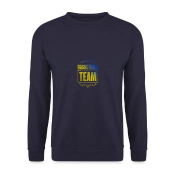 Équipe de basket-ball - Sweat-shirt Unisexe - marine - Devant - Alina (178cm) & Michal (187cm)