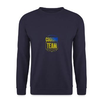 Cooking Crew - Unisex Pullover - Navy - Vorne - Alina (178cm) & Michal (187cm)