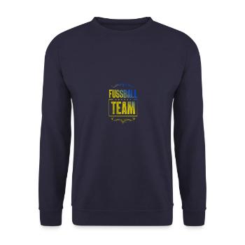 Équipe de football - Sweat-shirt Unisexe - marine - Devant - Alina (178cm) & Michal (187cm)