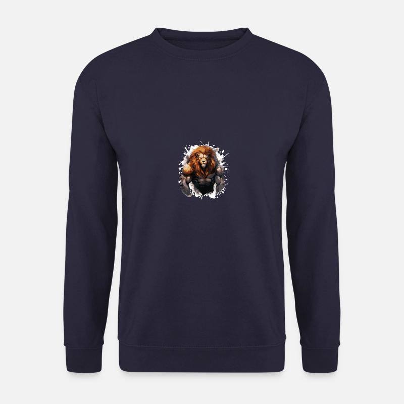 Löwe Muskeln - Unisex Pullover - Navy