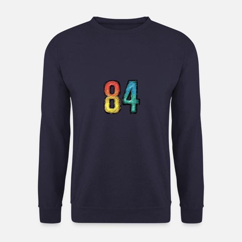 84 Zahl Comic - Unisex Pullover - Navy