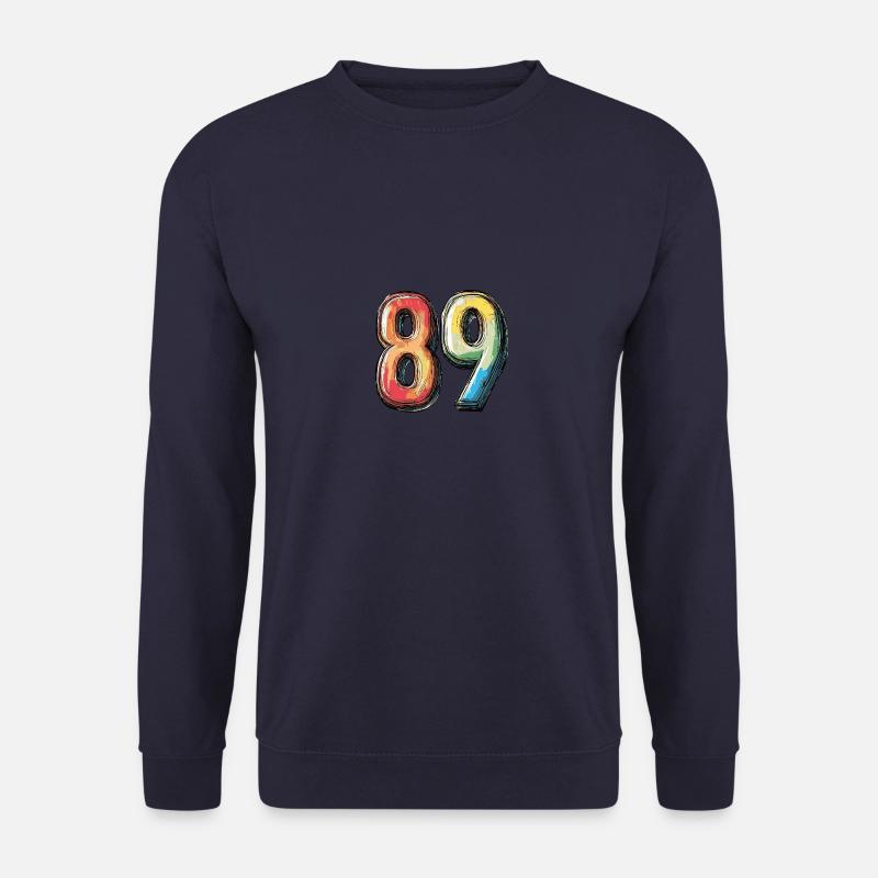 89 Zahl Comic - Unisex Pullover - Navy