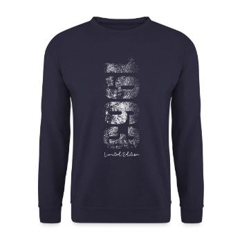 Original 1963 Limited Edition - Geschenk - Unisex Pullover - Navy - Vorne - Alina (178cm) & Michal (187cm)
