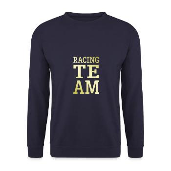 Racing Team - Unisex Sweatshirt - navy - Front - Alina (178cm) & Michal (187cm)