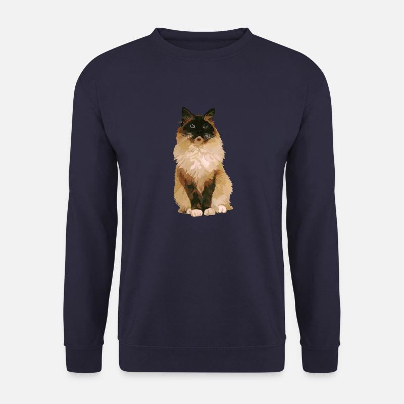 Ragdoll-Katze 1 - Unisex Pullover - Navy