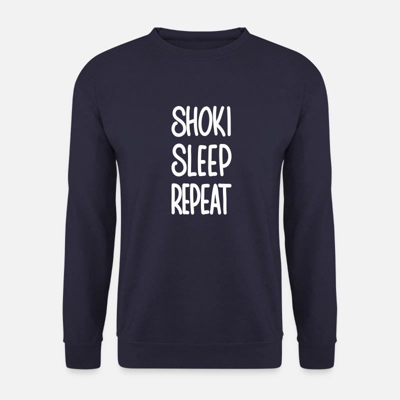 Shoki Sleep Repeat - Unisex Pullover - Navy