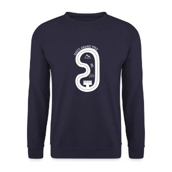 Dad's grand prix - Sweat-shirt Unisexe - marine - Devant - Alina (178cm) & Michal (187cm)