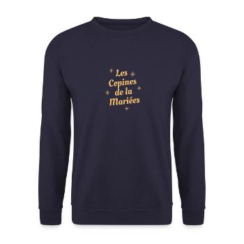 Les cops - Sweat-shirt Unisexe - marine - Devant - Alina (178cm) & Michal (187cm)