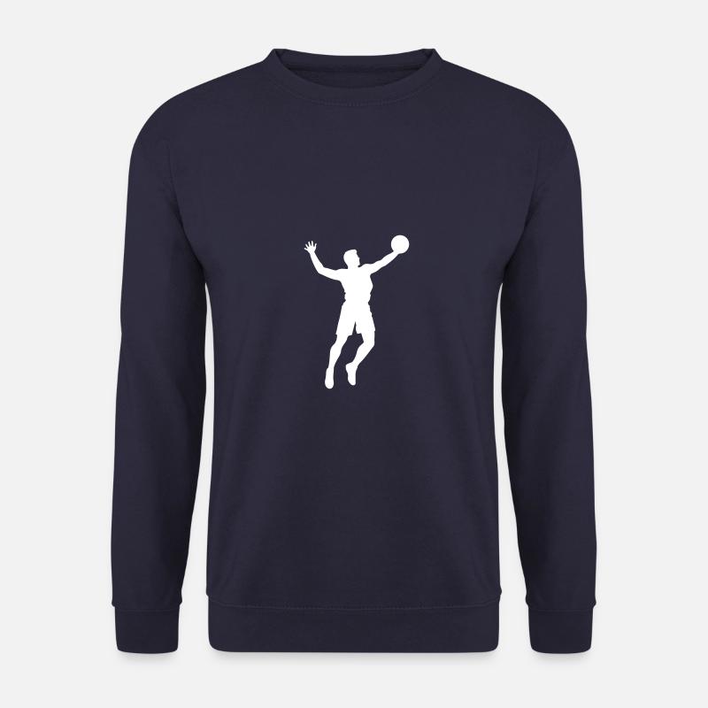 Volleyball Player Silhouette - Unisex Sweatshirt - navy