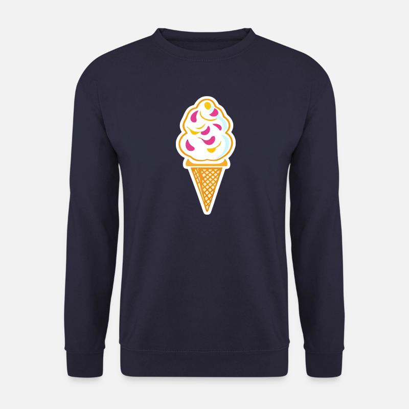 Eis, Eiscreme - Unisex Pullover - Navy