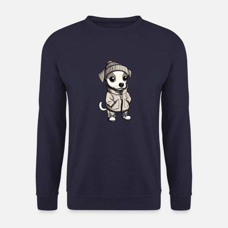 Whippet Hund Stylisch - Unisex Pullover - Navy