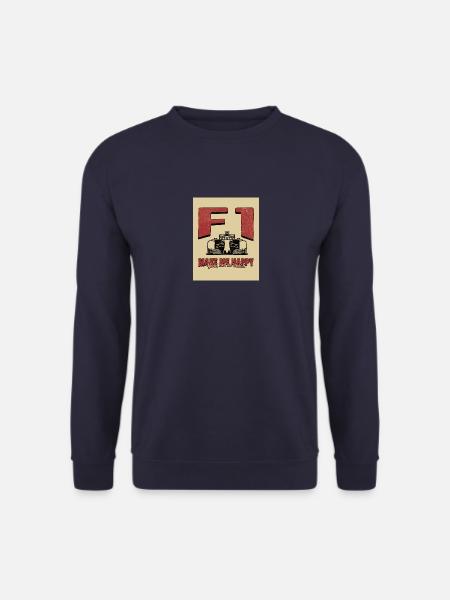 F1-MAKE ME HAPPY - Unisex Pullover - Navy