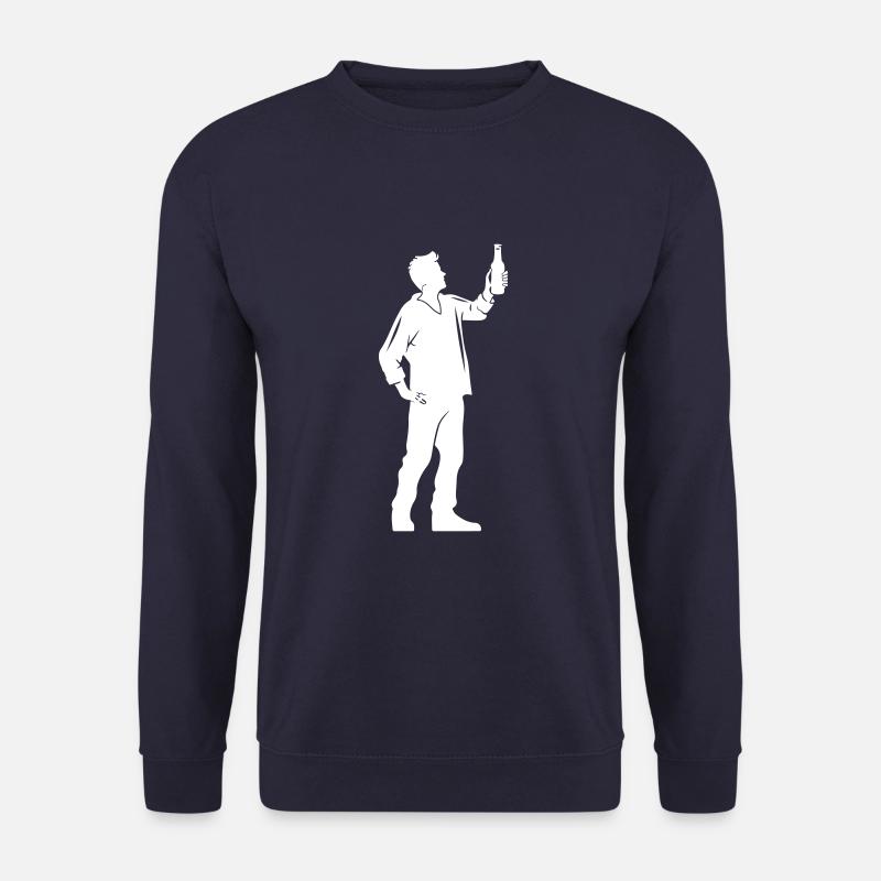 Silhouette Saufen - Unisex Pullover - Navy